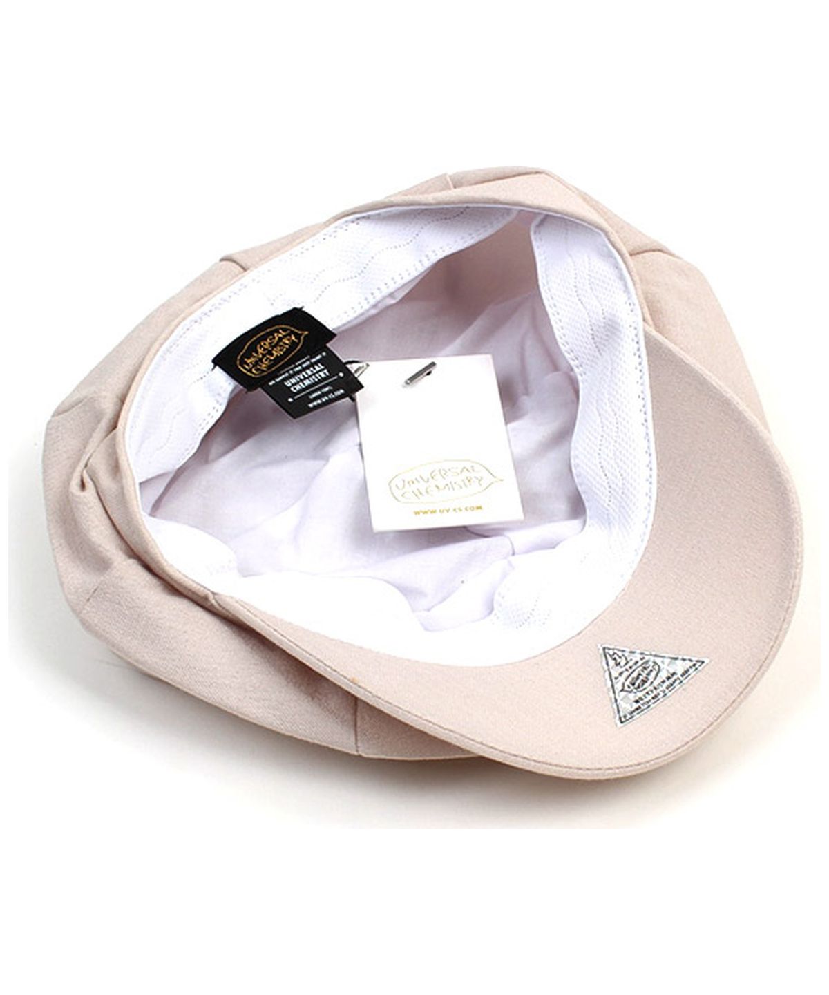 유니버셜 케미스트리(UNIVERSAL CHEMISTRY) Modern Linen Cream Newsboy Cap 뉴스보이캡