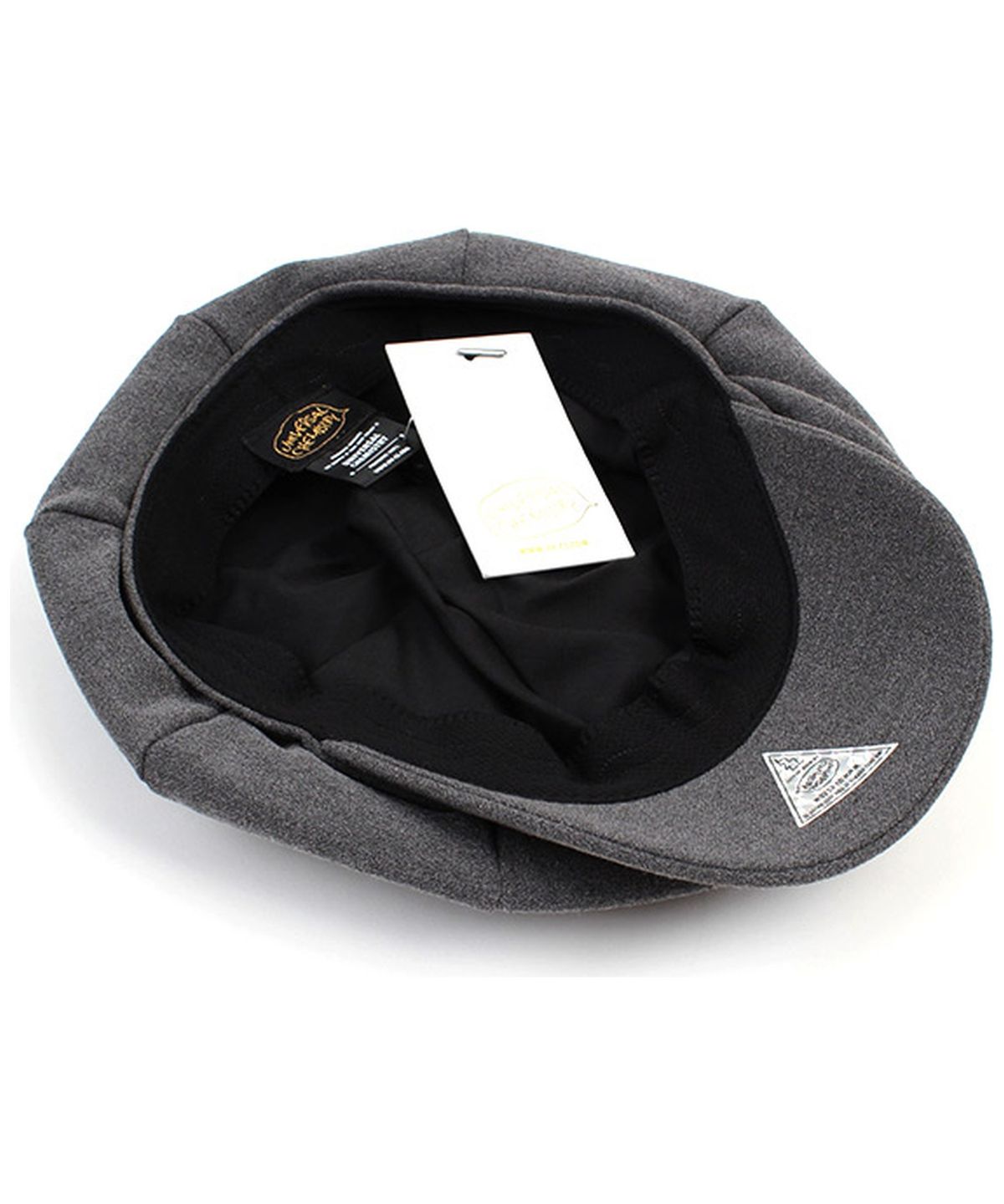 유니버셜 케미스트리(UNIVERSAL CHEMISTRY) Hard Poly Gray Newsboy Cap 뉴스보이캡