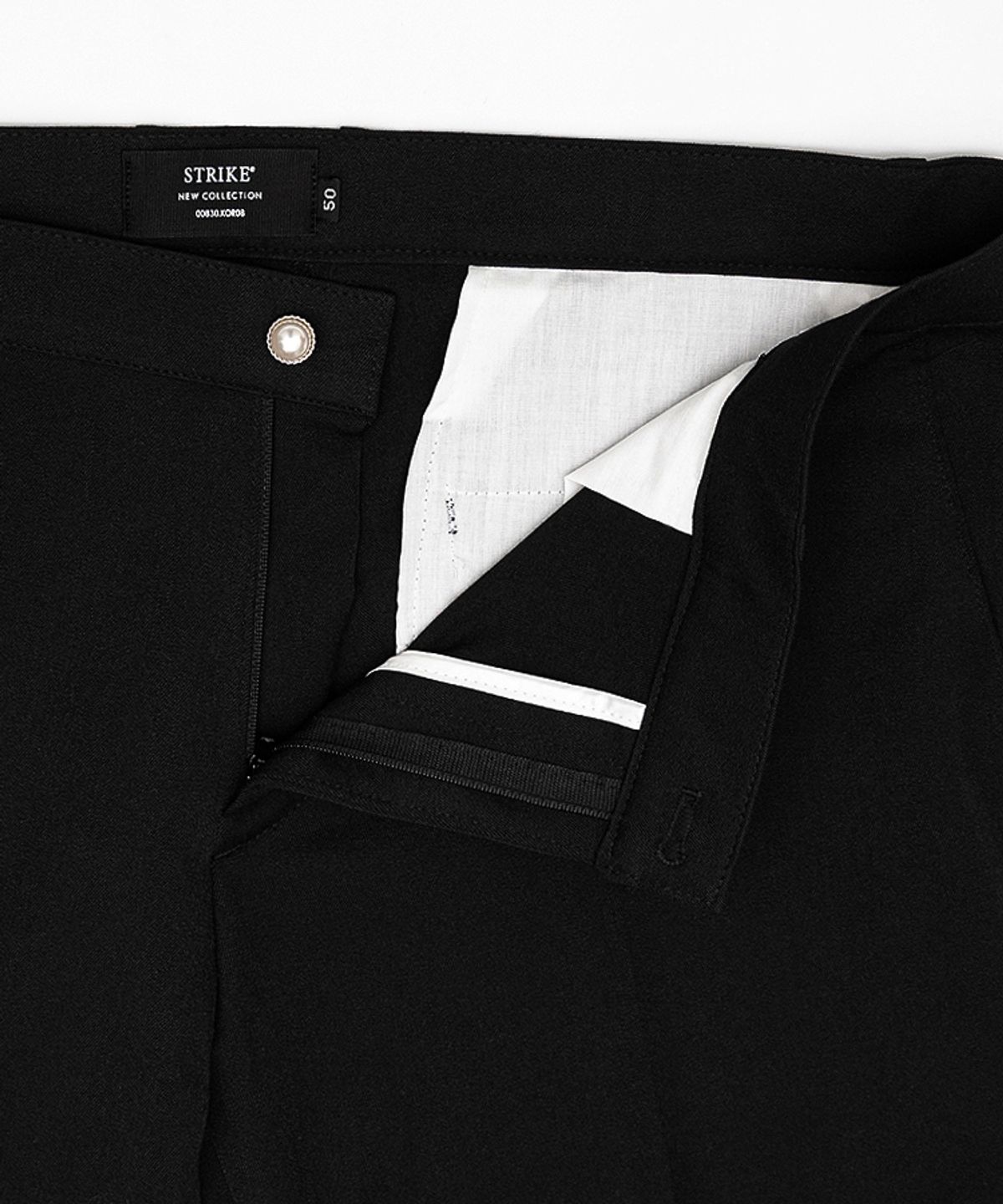 스트라이크(STRIKE) 엘리건트 부츠컷 트라우저스 (BLACK)