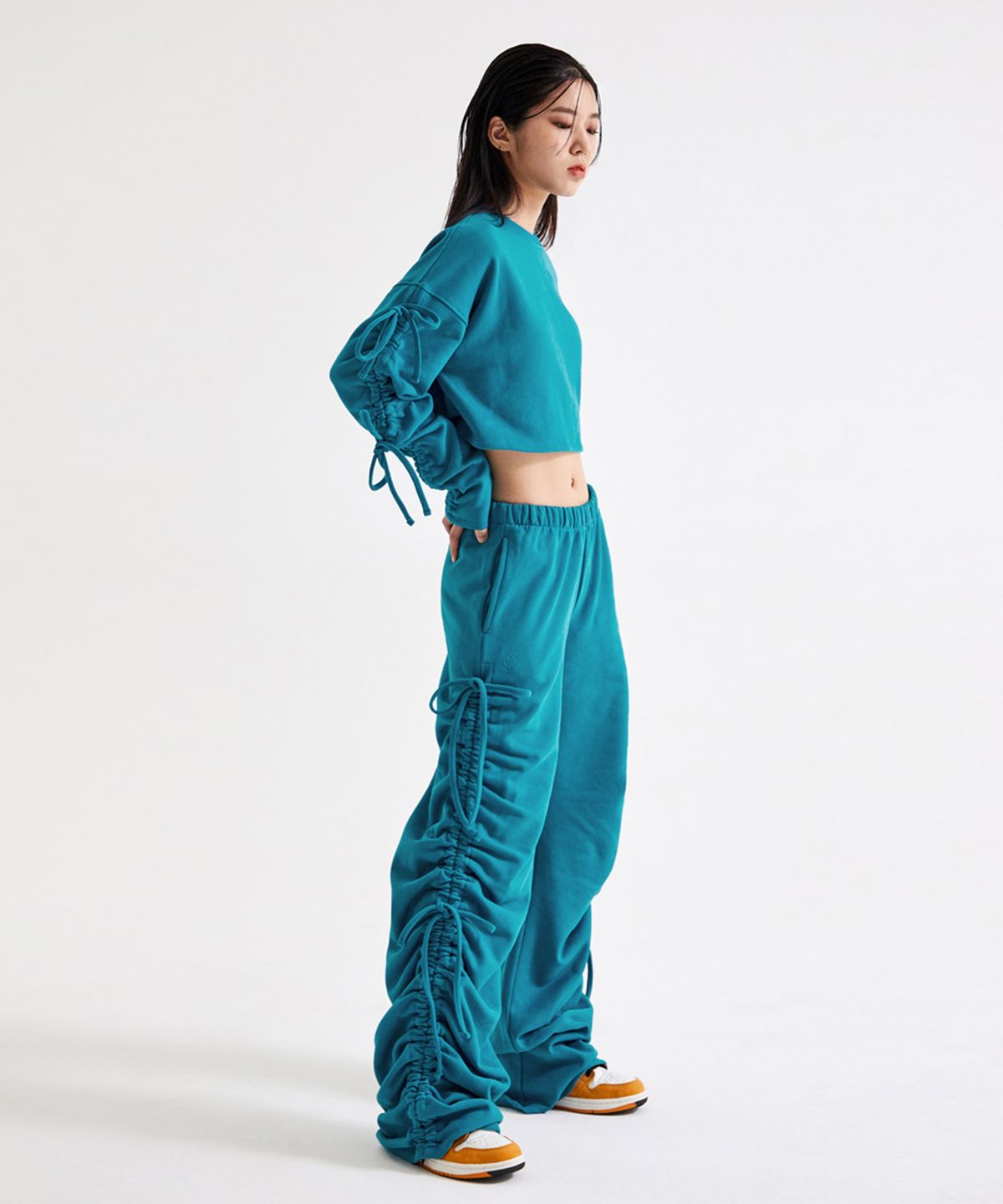 탑걸(TOPGIRL) DRAWSTRING SIDE SWEATPANTS_T226BT711