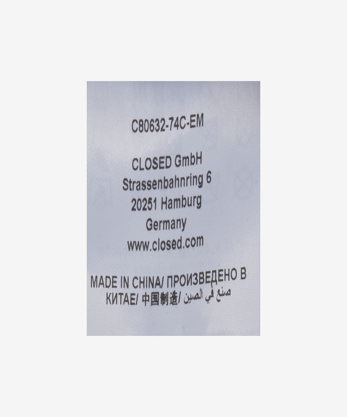클로즈드(CLOSED) 컬리지 볼캡 - 블랙 / C8063274CEM100