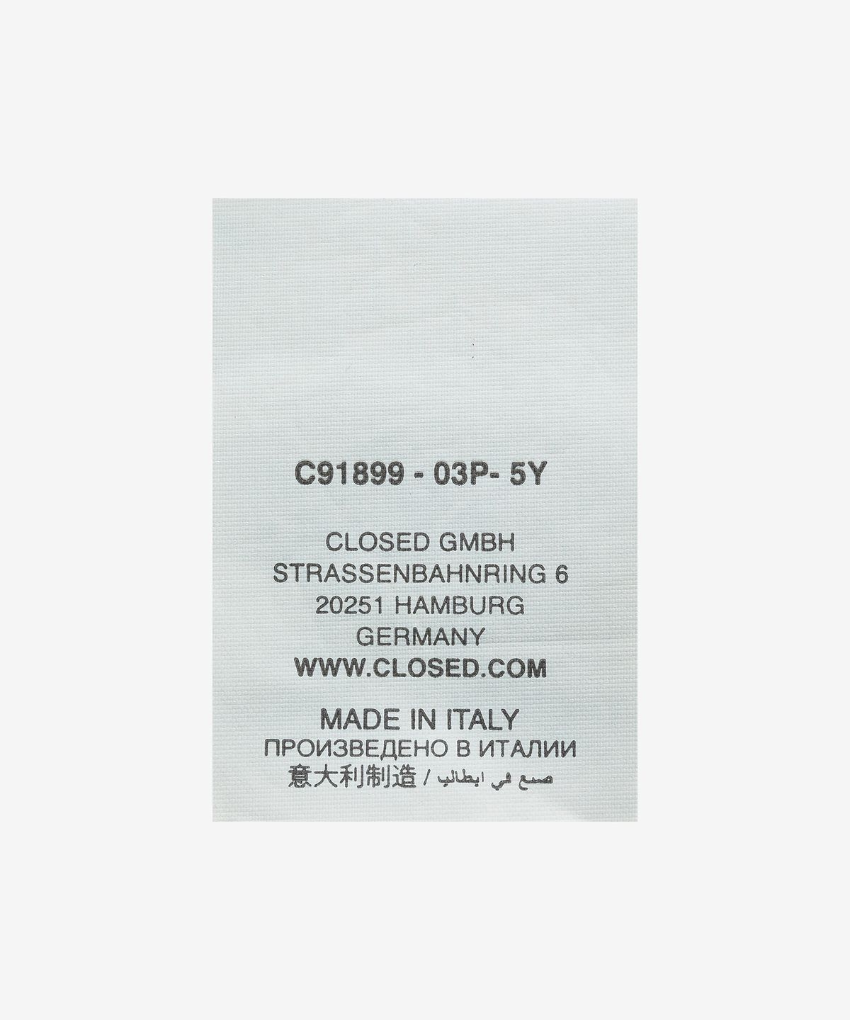 클로즈드(CLOSED) 베이린 데님 팬츠 - 미드 블루 / C9189903P5YMBL