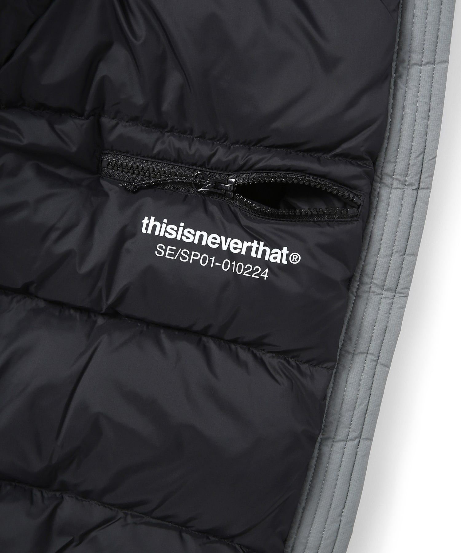 激安 Thisisneverthat Down Blouson Charcoal MUSINSA公式 | thisisneverthat® Down Blouson Charcoal