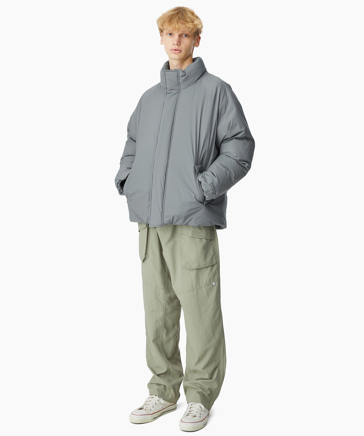 MUSINSA公式 | thisisneverthat® Down Blouson Charcoal 