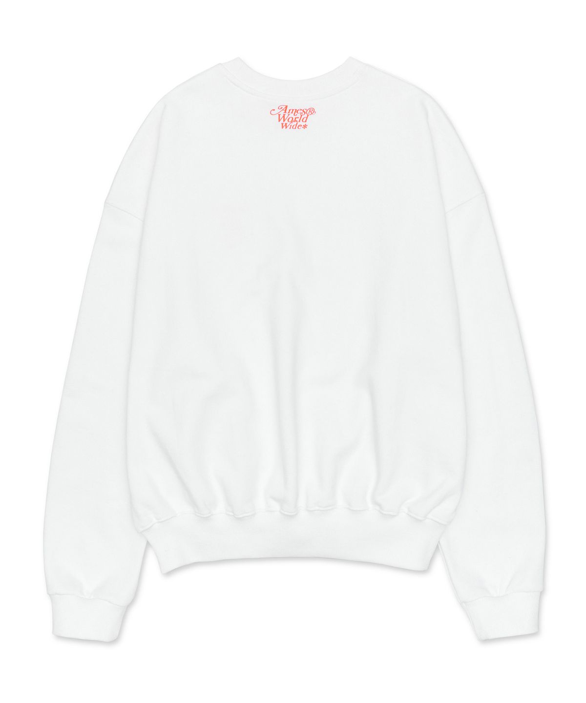 아메스 월드와이드(AMES-WORLDWIDE) CURLY LOGO SWEATSHIRTS WHITE (AM2CFUM446B)