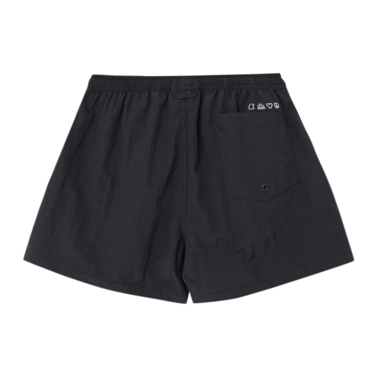 웨이브도넛(WAVEDONUTS) WOMENS BOARD SHORTS_BLACK
