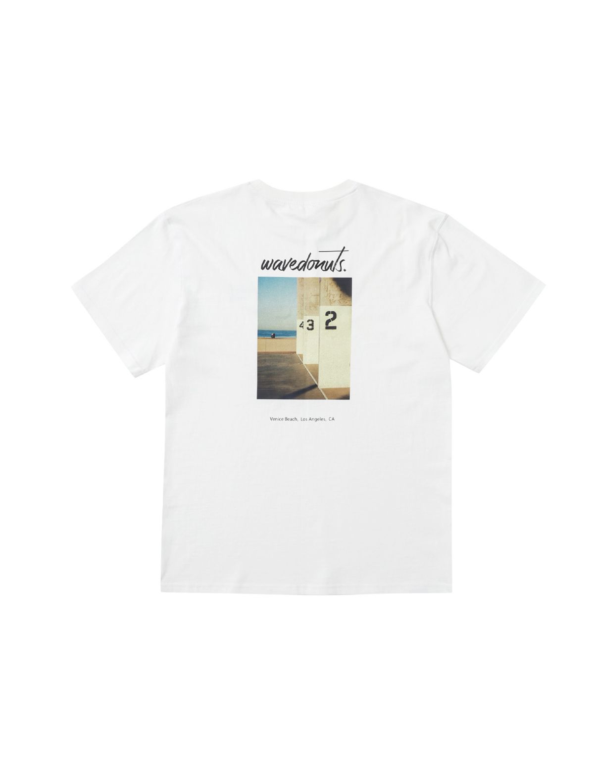 웨이브도넛(WAVEDONUTS) VENICE T-SHIRTS_WHITE