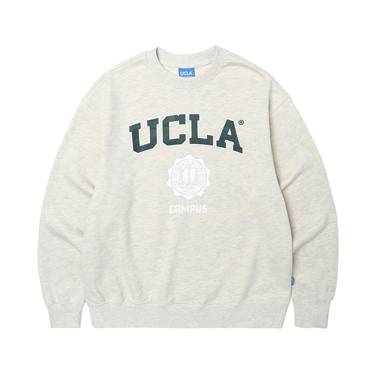 유씨엘에이(UCLA) 로고 씰 스웨트셔츠 [Oatmeal](UY9LT10_24)