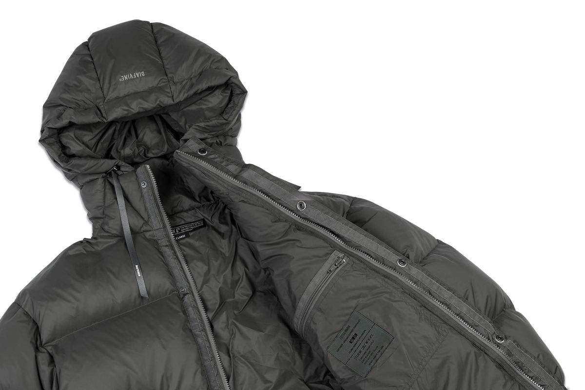디아프바인(DIAFVINE) DV.LOT 675 CORDURA® Duck down-Armor/TYPE-3 -Ash Charcoal-