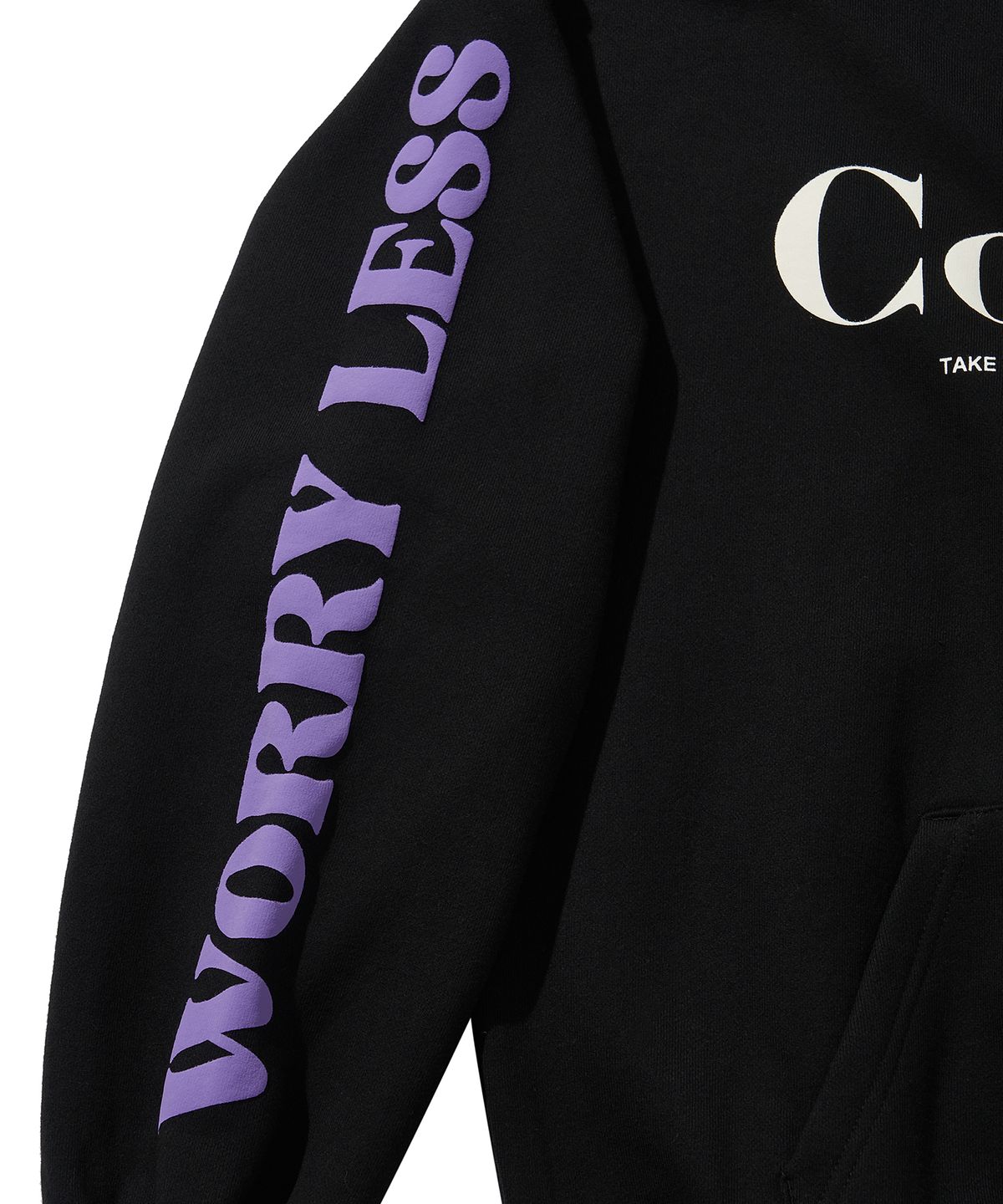 리베레(LIBERE) COUCH IT LOGO HOODIE / BLACK