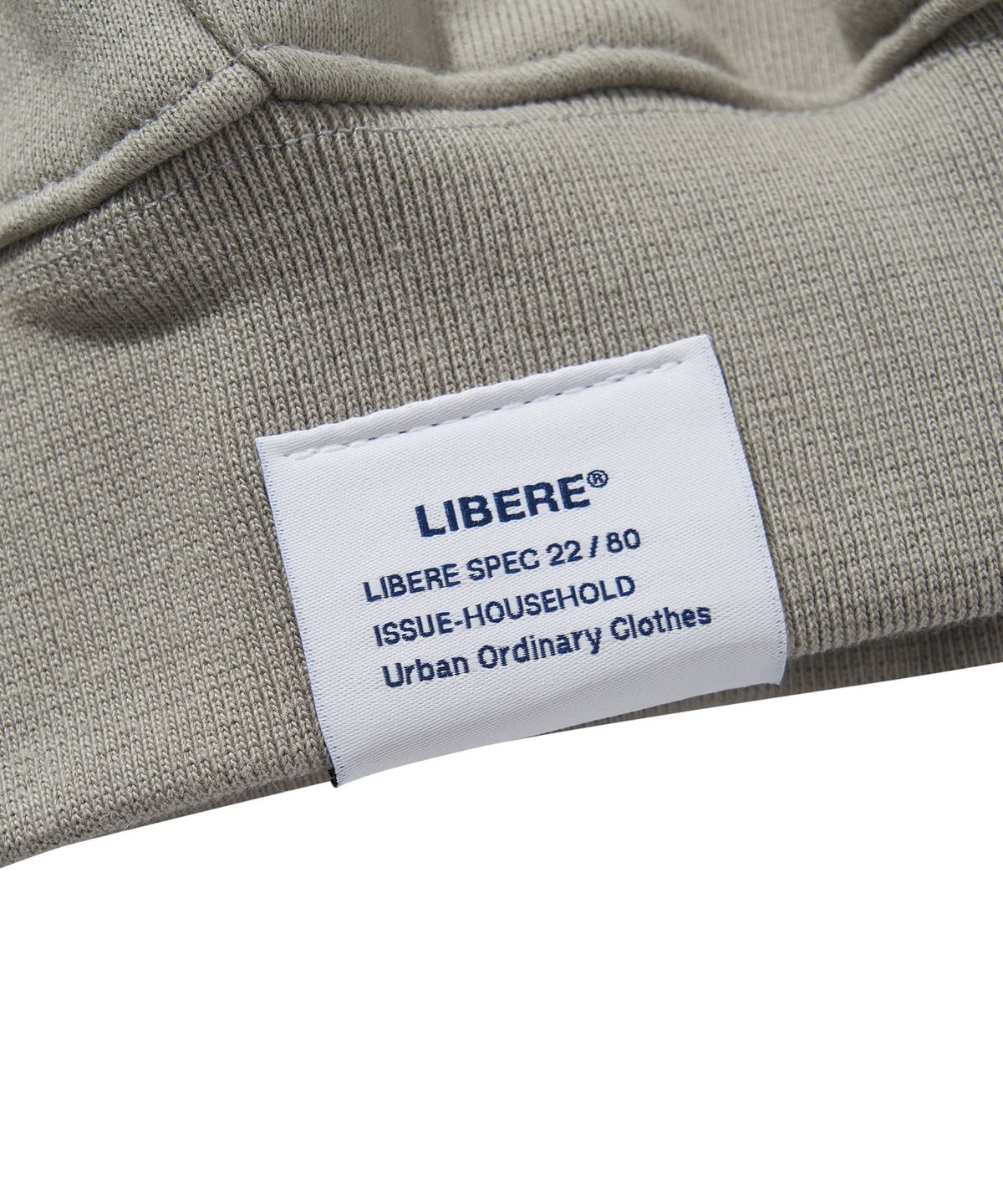 리베레(LIBERE) COUCH 2 HOODIE / STORM DUST