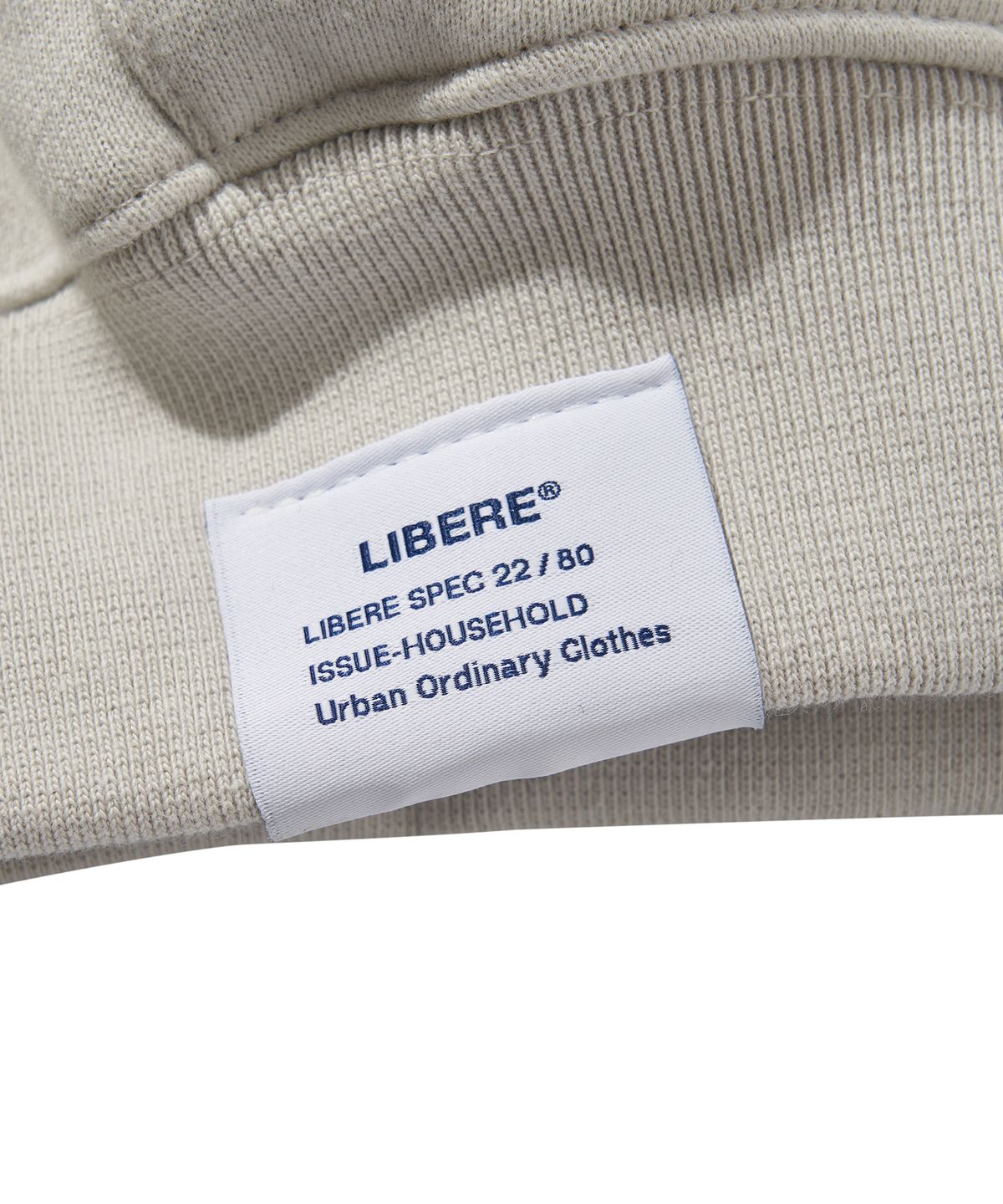 리베레(LIBERE) CHAOS HOODIE / LIGHT GRAY