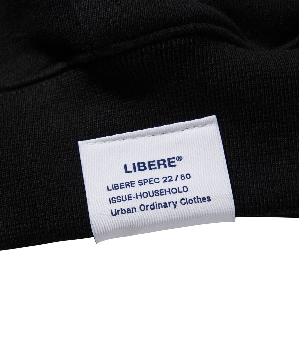 리베레(LIBERE) CHAOS HOODIE / BLACK