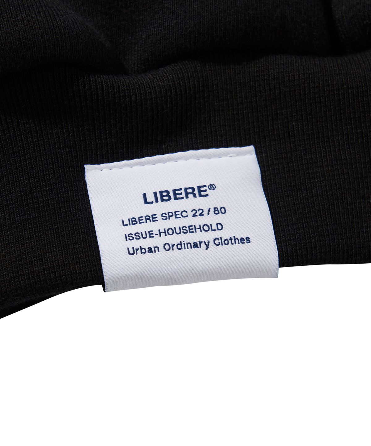 리베레(LIBERE) COLLAGE HOODIE / BLACK