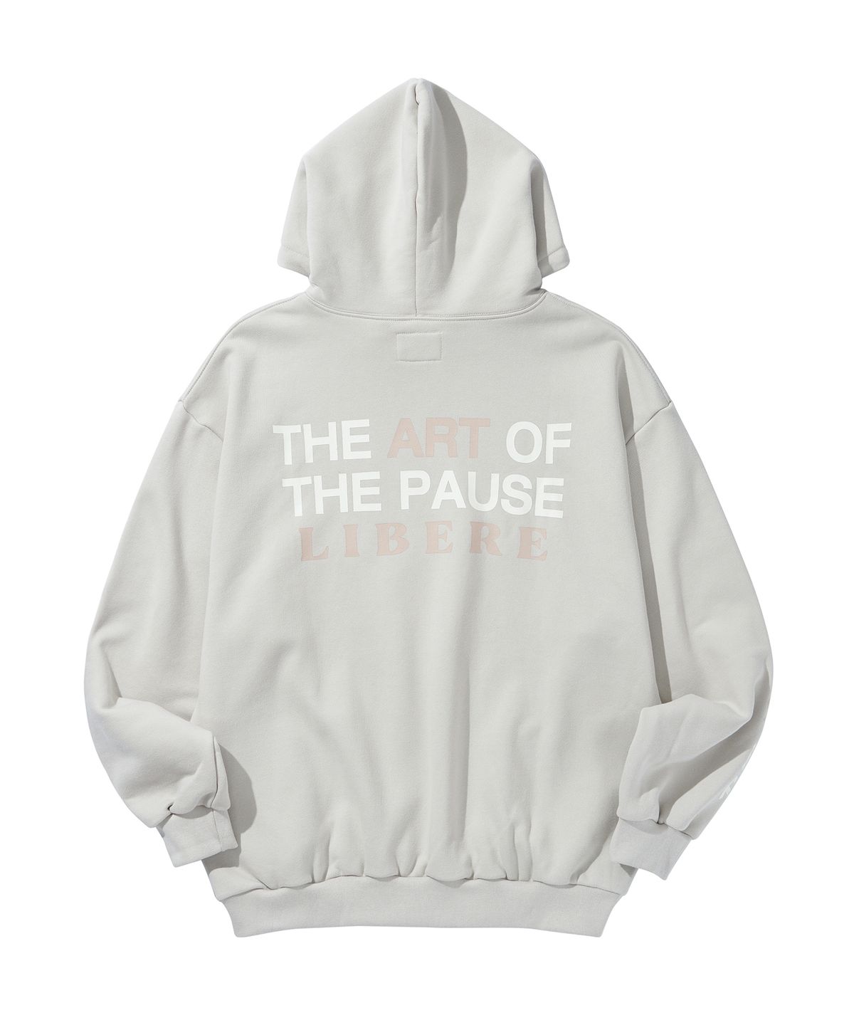 리베레(LIBERE) COLLAGE HOODIE / LIGHT GRAY