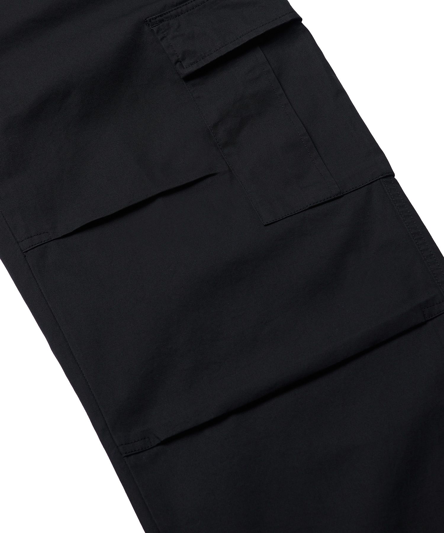 Womens Wide Cargo Pants [Black] thumbnail 10