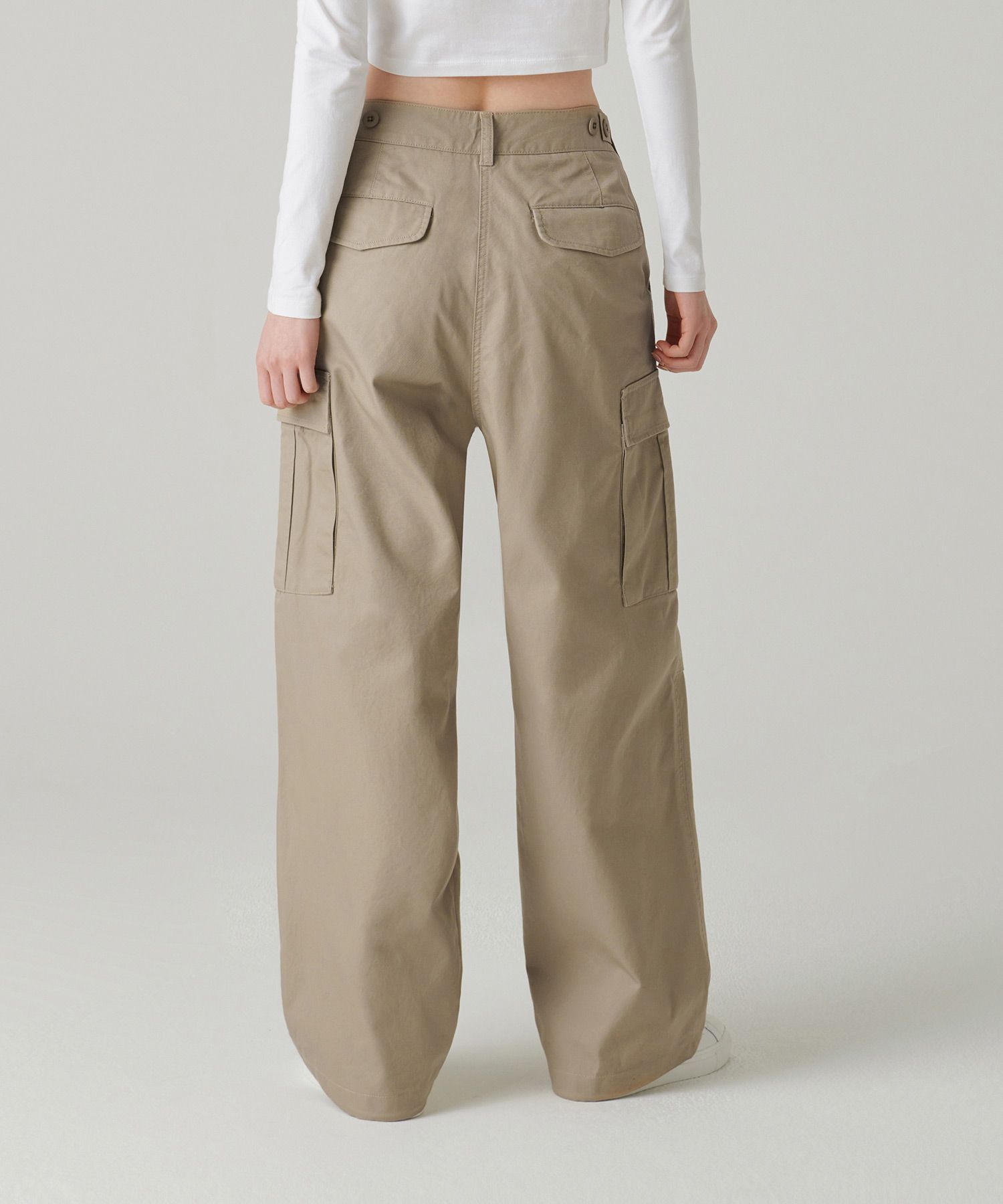 パンツ vivamus DEFORMATION CARGO PANTS (BEIGE) vivamus DEFORMATION CARGO PANTS (BEIGE)
