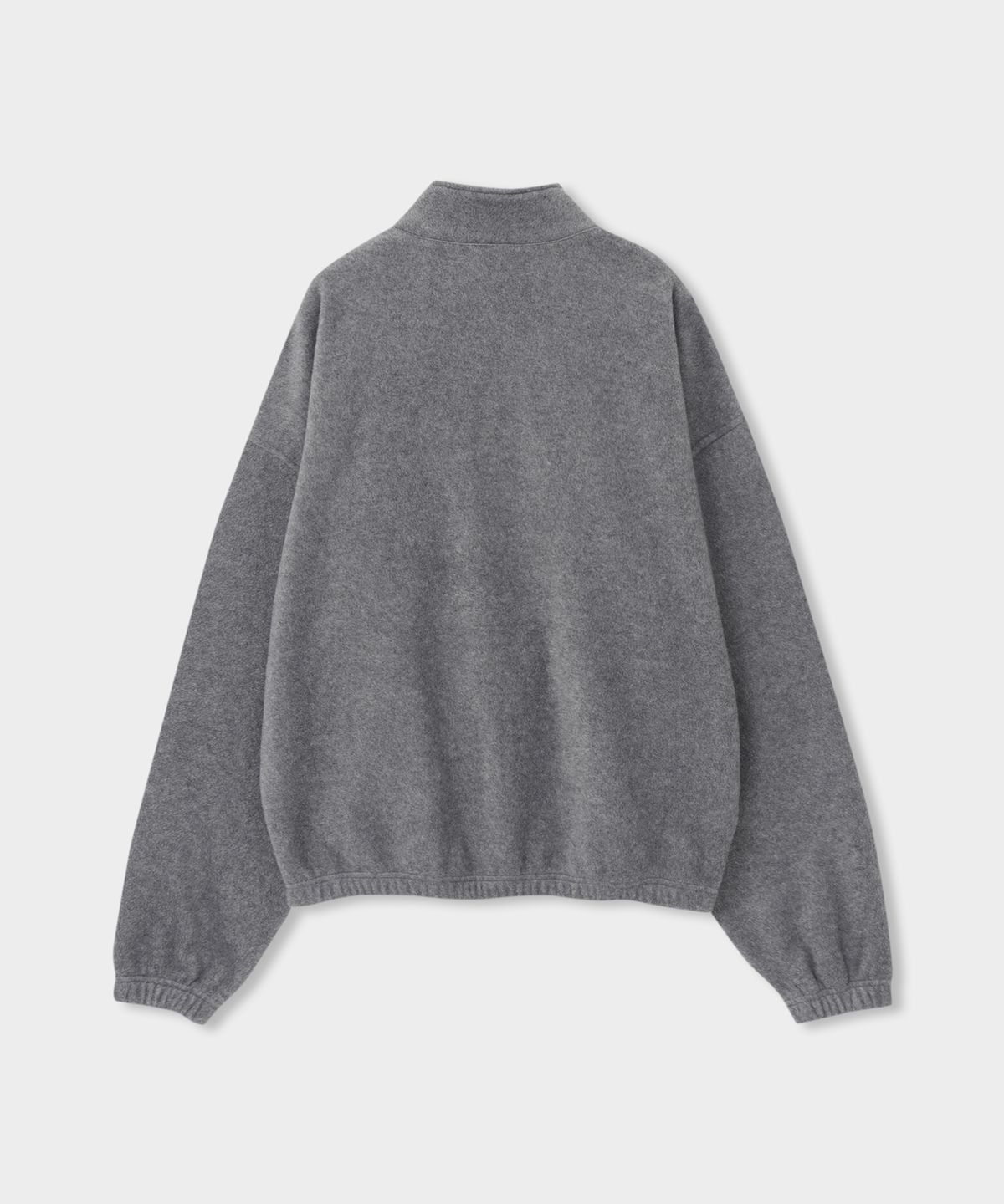 애쉬아워(ASHOUR) Softer Fleece Zip Up Melange Grey