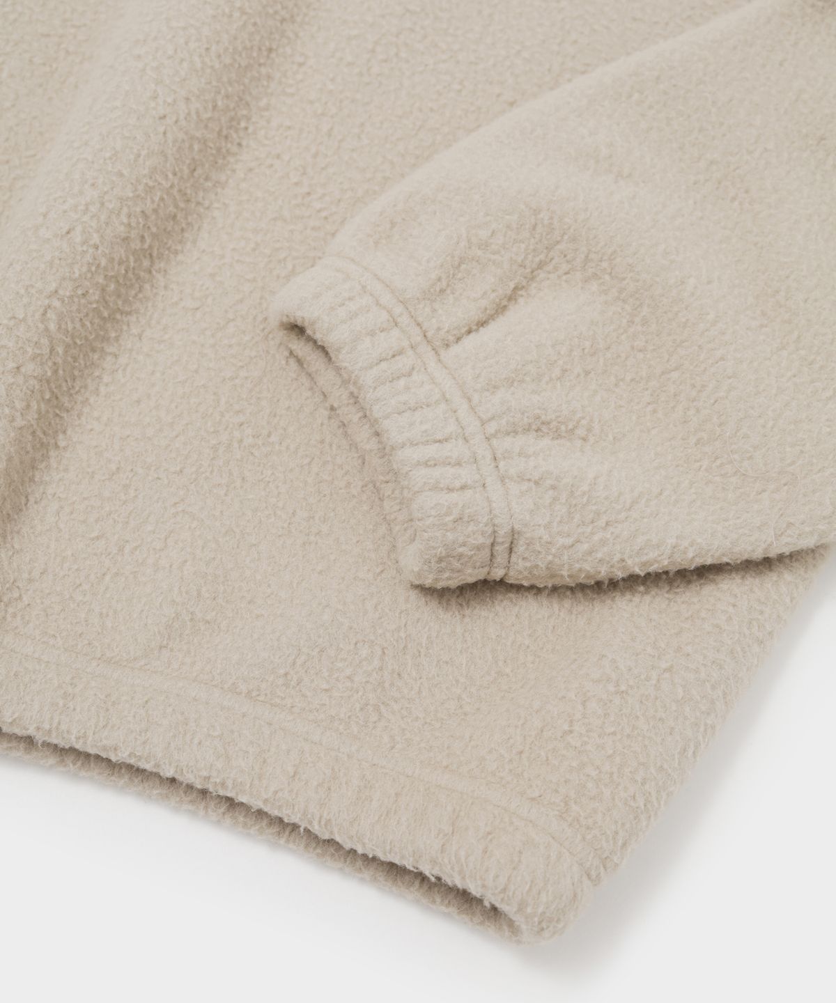 애쉬아워(ASHOUR) Softer Fleece Zip Up Almond