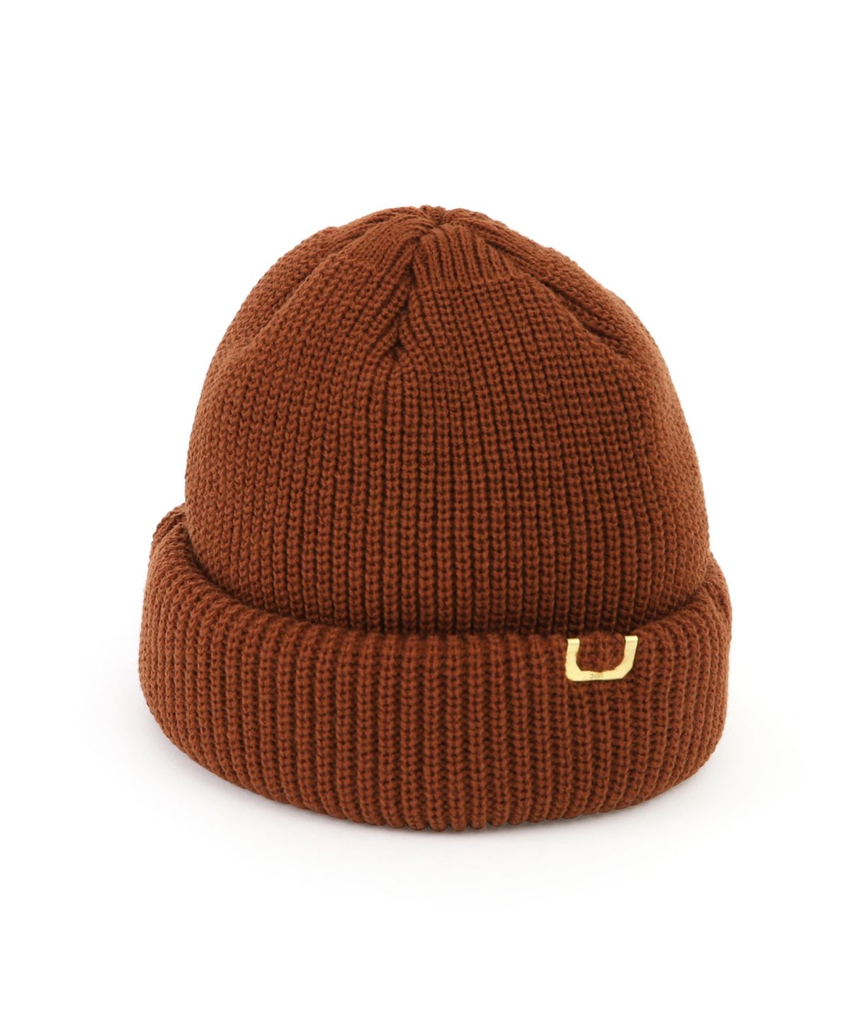 언더컨트롤 스튜디오(UNDERCONTROL STUDIO) 겨울 숏비니 DOUBLE ROLL UP BEANIE / AC / ORIGIN BROWN