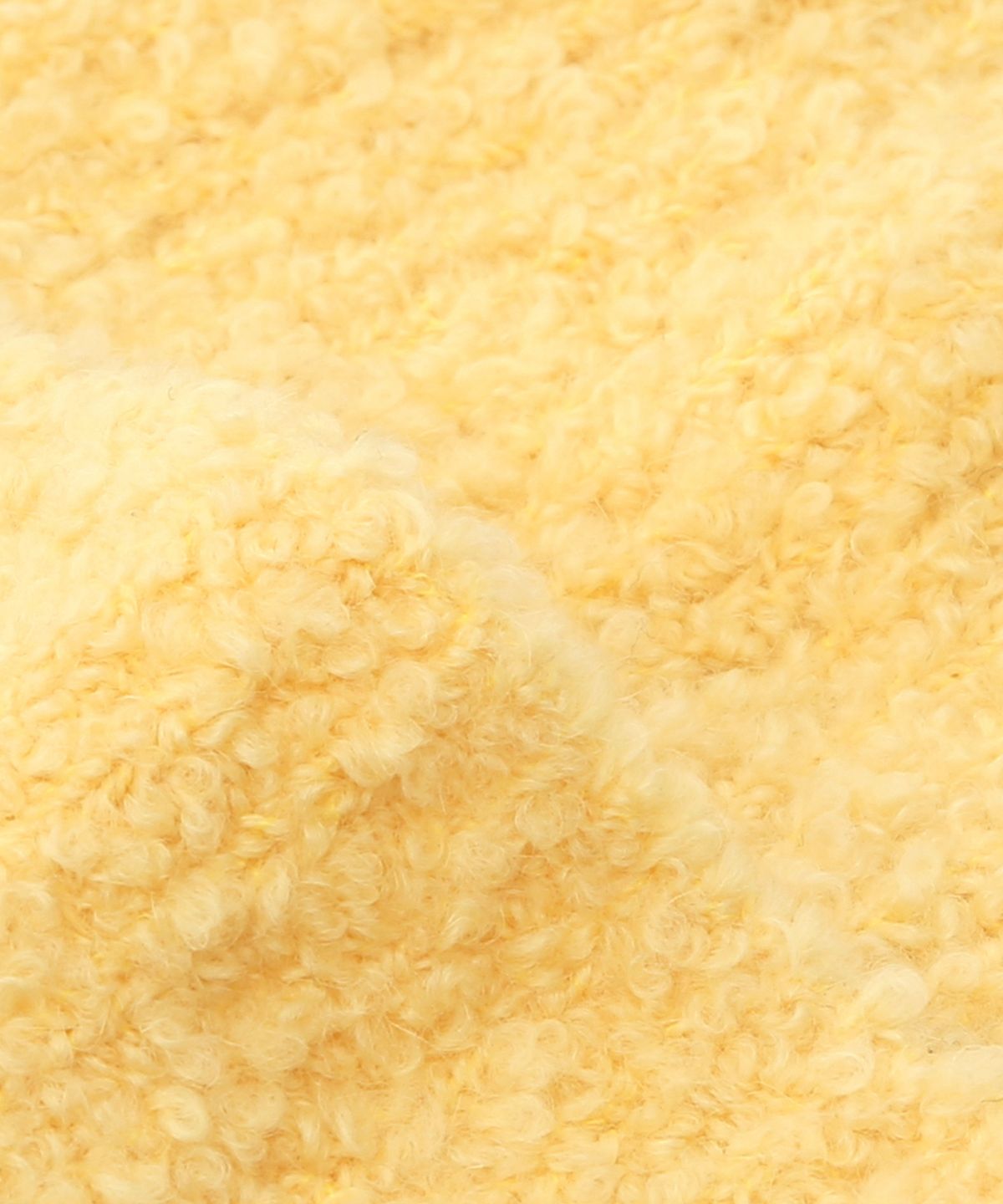 언더컨트롤 스튜디오(UNDERCONTROL STUDIO) 부클 겨울 비니 FLUFFY BEANIE / MOHAIR BOUCLE / LEMON
