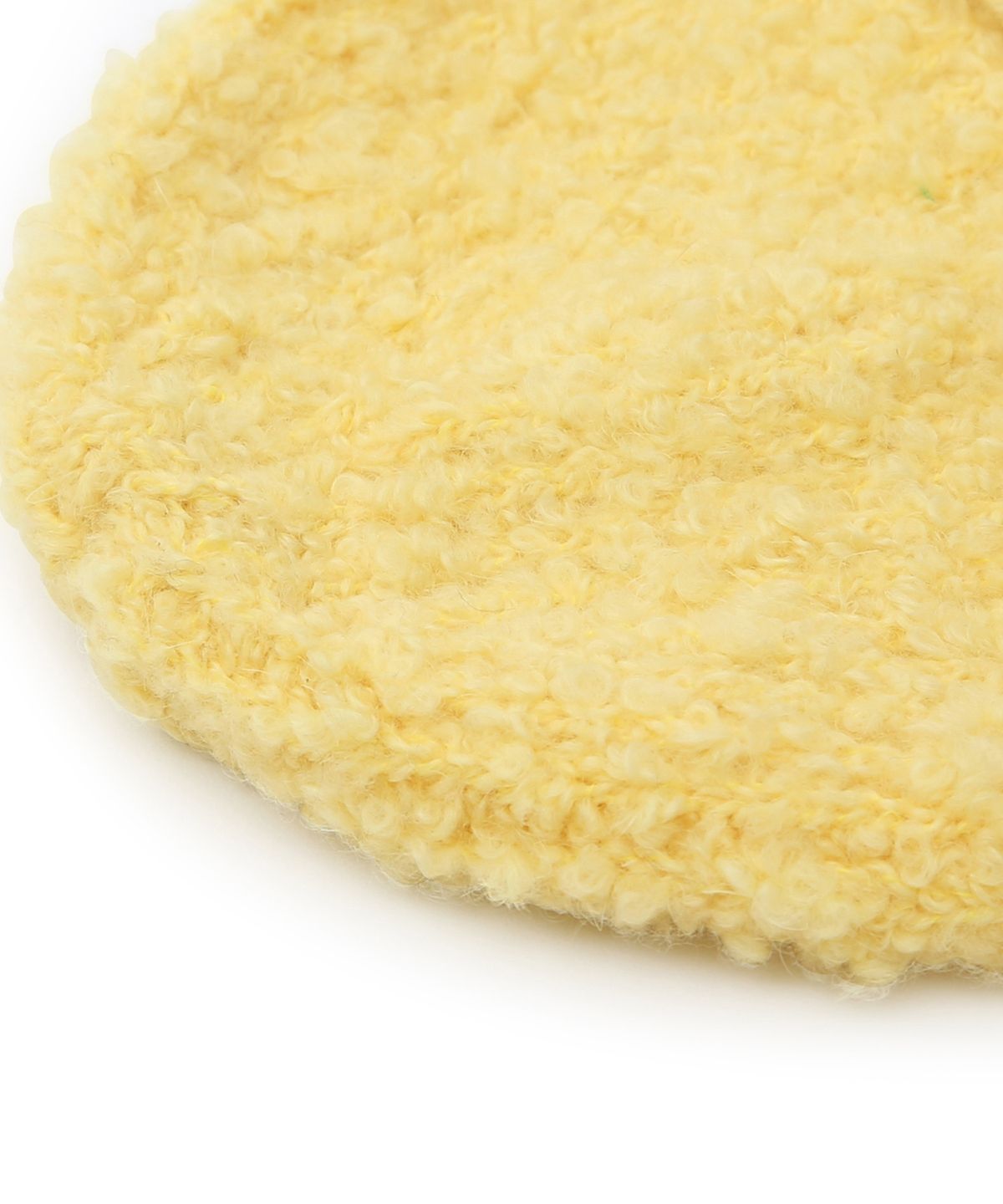 언더컨트롤 스튜디오(UNDERCONTROL STUDIO) 부클 겨울 비니 FLUFFY BEANIE / MOHAIR BOUCLE / LEMON