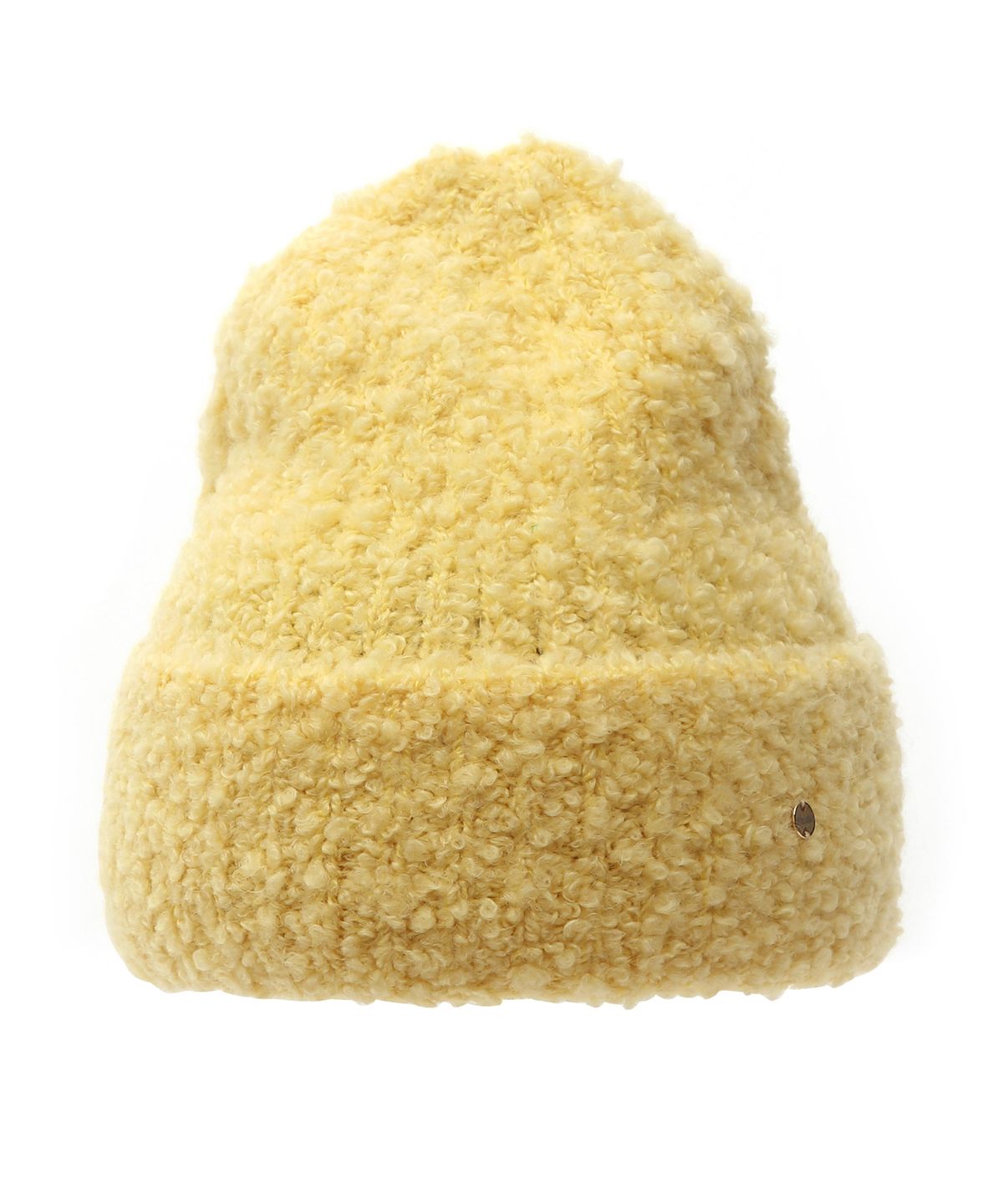 언더컨트롤 스튜디오(UNDERCONTROL STUDIO) 부클 겨울 비니 FLUFFY BEANIE / MOHAIR BOUCLE / LEMON