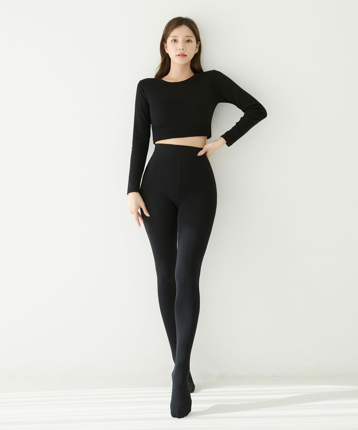 시글락(ZIKLAG) 우먼즈 히트온 유발 타이즈 레깅스_블랙