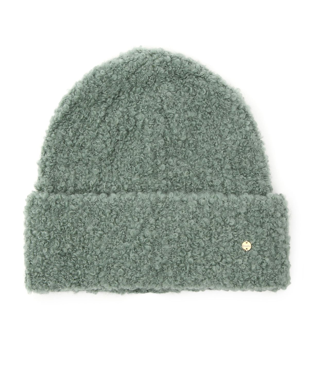 언더컨트롤 스튜디오(UNDERCONTROL STUDIO) 부클 겨울 비니 FLUFFY BEANIE / MOHAIR BOUCLE / SAGE GREEN