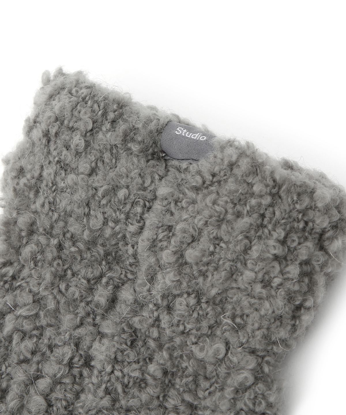 언더컨트롤 스튜디오(UNDERCONTROL STUDIO) 겨울 레그워머 LEG WARMER / MOHAIR BOUCLE / CHARCOAL