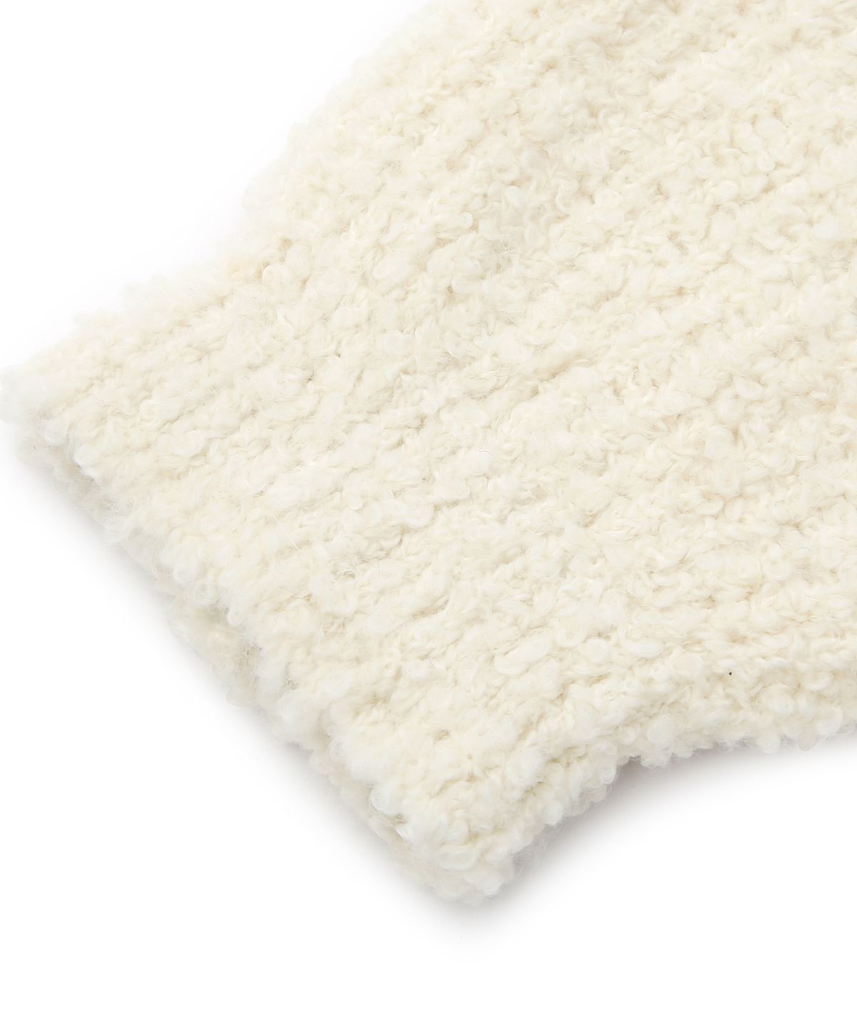 언더컨트롤 스튜디오(UNDERCONTROL STUDIO) 겨울 레그워머 LEG WARMER / MOHAIR BOUCLE / CREAM