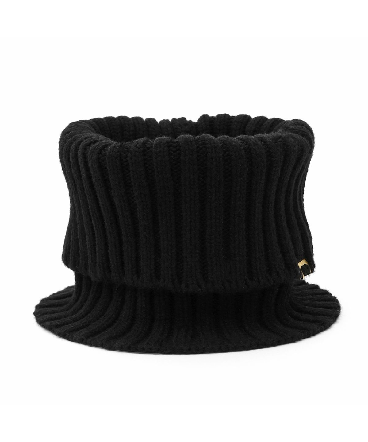 언더컨트롤 스튜디오(UNDERCONTROL STUDIO) 램스울 겨울 방한용품 넥게이트 여성 머플러 목도리 NECK WARMER / RIB / LAMBS WOOL / BLACK