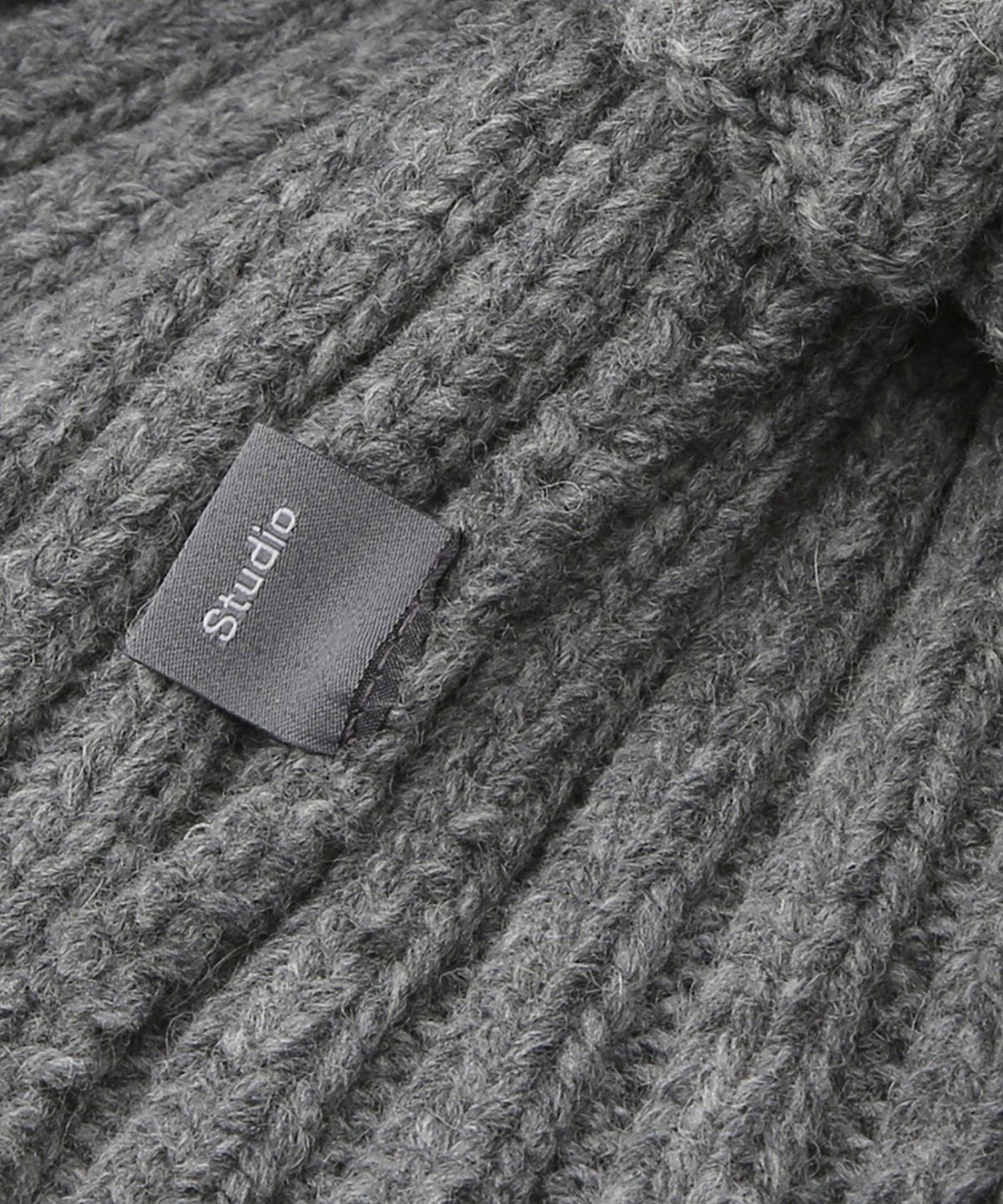 언더컨트롤 스튜디오(UNDERCONTROL STUDIO) 램스울 겨울 방한용품 넥게이트 여성 머플러 목도리 NECK WARMER / RIB / LAMBS WOOL / GREY