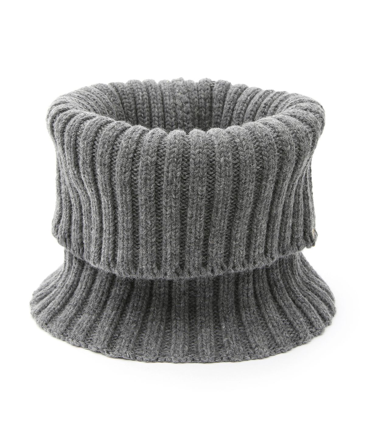 언더컨트롤 스튜디오(UNDERCONTROL STUDIO) 램스울 겨울 방한용품 넥게이트 여성 머플러 목도리 NECK WARMER / RIB / LAMBS WOOL / GREY