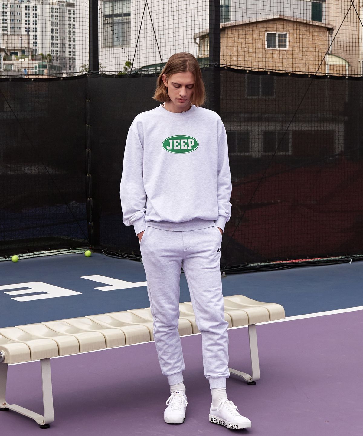 지프(JEEP) Circle Logo Sweat (JO5TSU832MW)