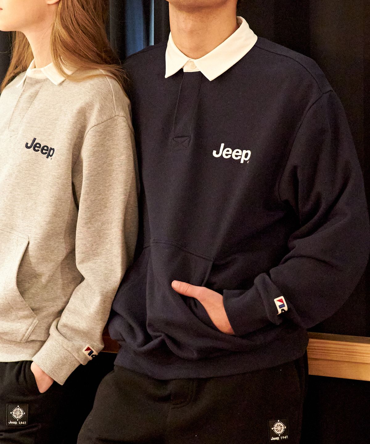 지프(JEEP) [기모]럭비 맨투맨 (JP5TSU724NA)
