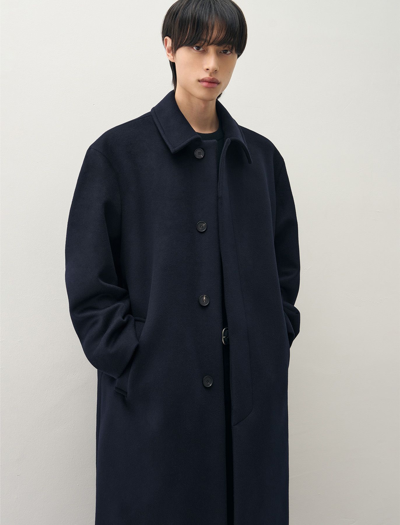 【 Rich I 】 COVER BALMACAAN COAT NAVY Rich I 】 COVER BALMACAAN COAT NAVY Rich I 】 COVER BALMACAAN COAT