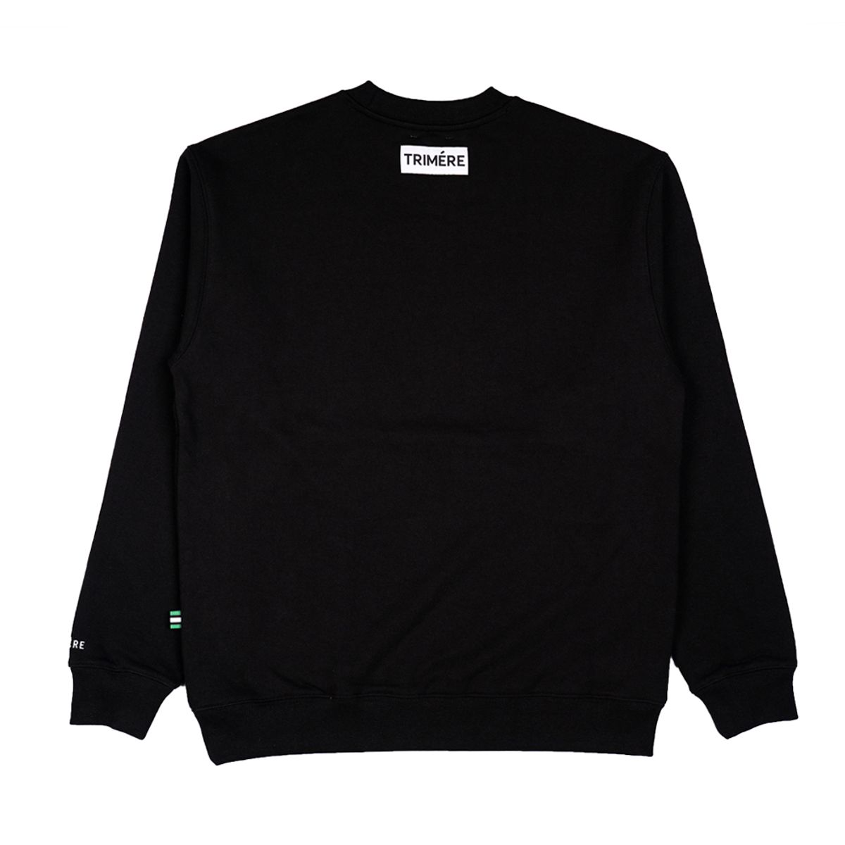 트리메르(TRIMERE) 아플리케 맨투맨 UNISEX BLACK (w)