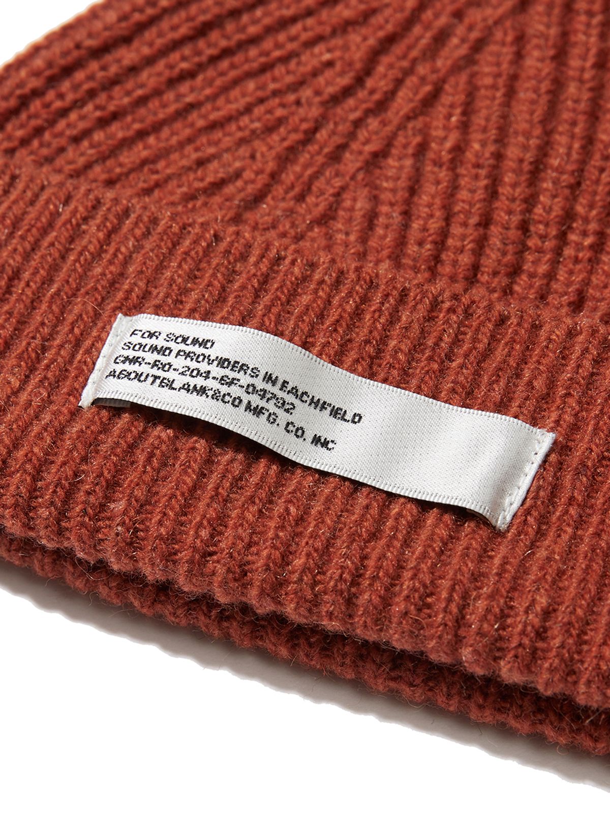 사운즈라이프(SOUNDSLIFE) Lambs Wool Watch Cap Orange