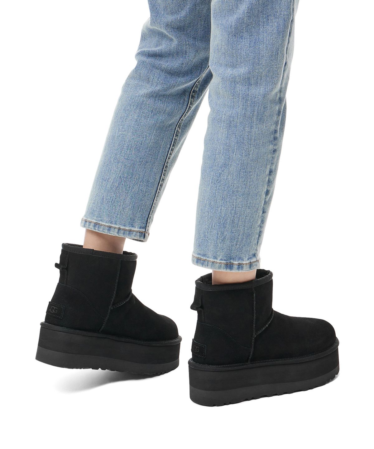어그(UGG) [WOMEN] 클래식 미니 플랫폼 - 블랙 / 1134991BLK