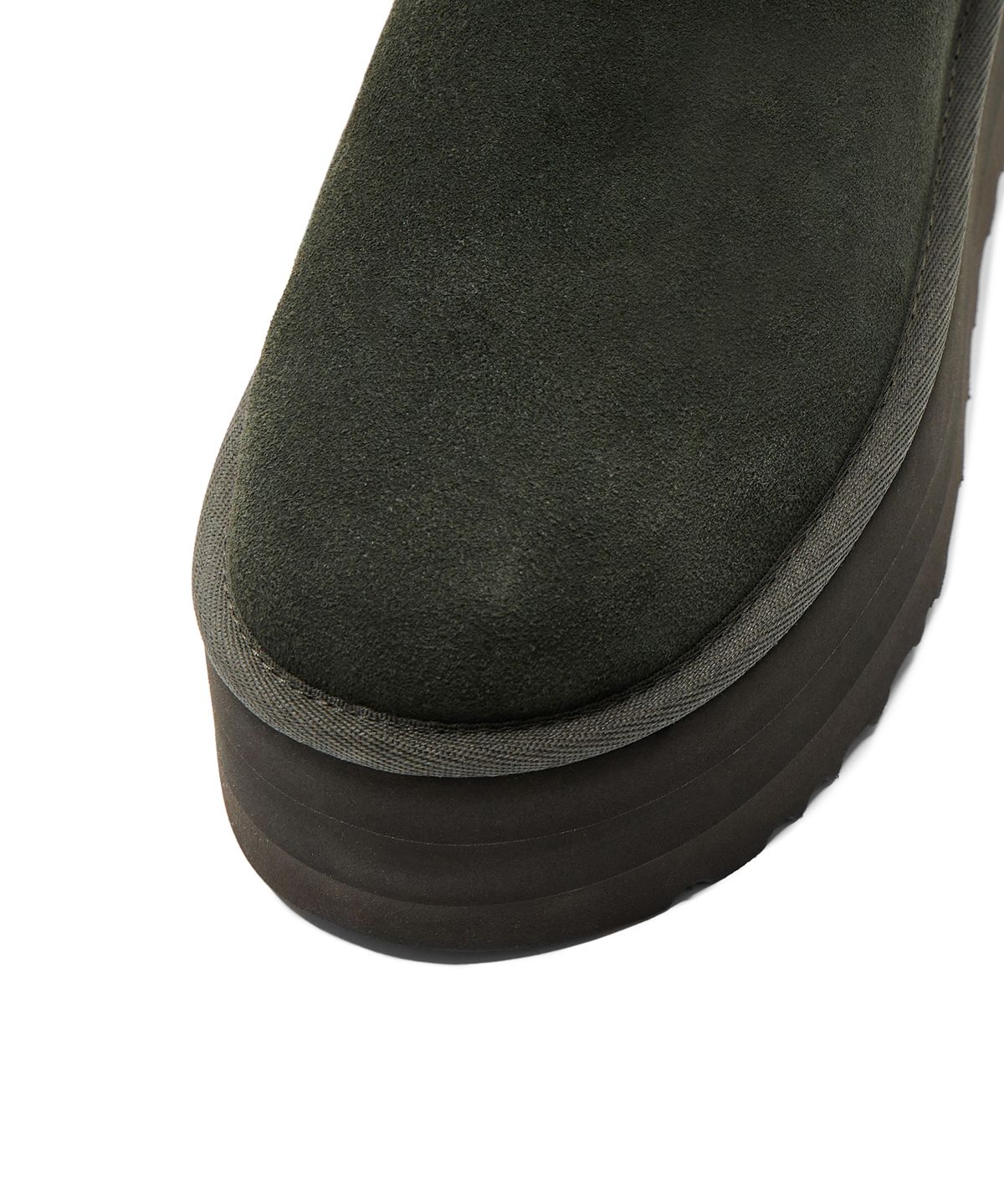 어그(UGG) 스웨이드 레더 플랫폼 부츠 (클래식 미니 플랫폼) W - 포레스트 나이트 / 1134991FRSN