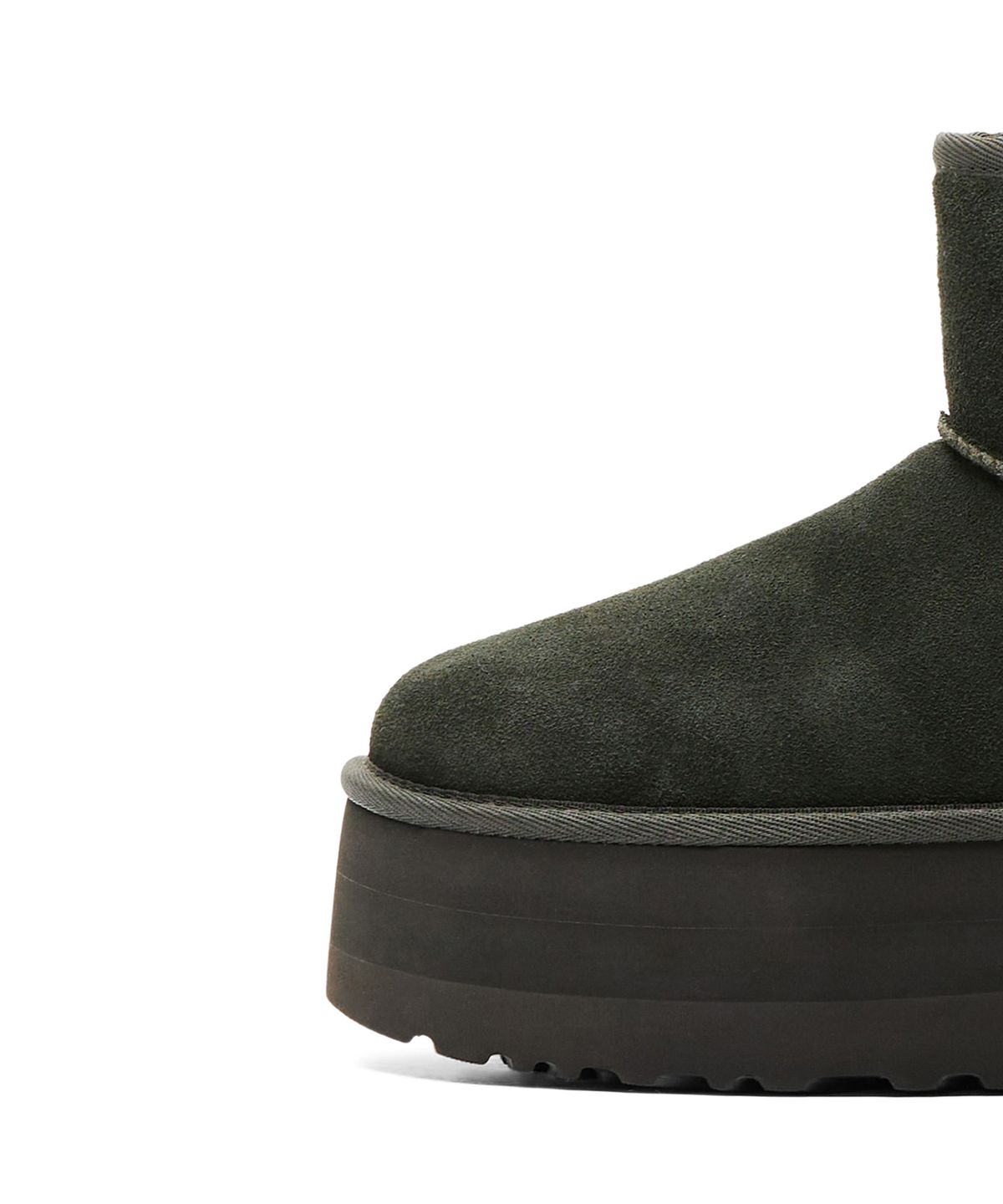 어그(UGG) 스웨이드 레더 플랫폼 부츠 (클래식 미니 플랫폼) W - 포레스트 나이트 / 1134991FRSN