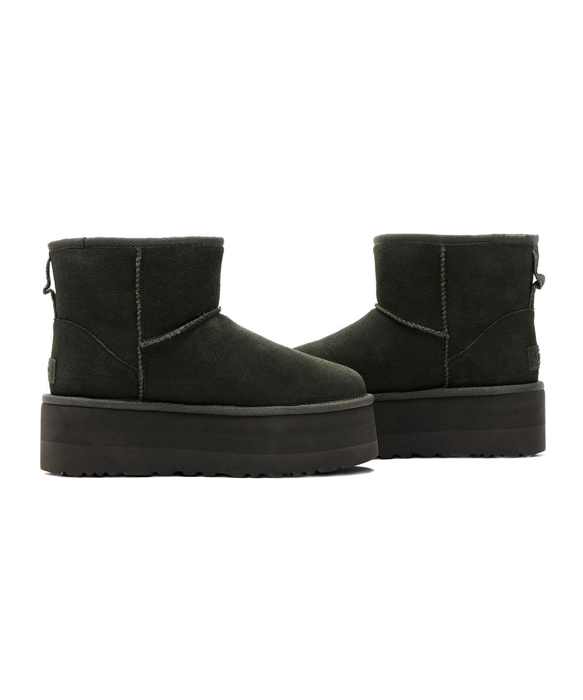 어그(UGG) 스웨이드 레더 플랫폼 부츠 (클래식 미니 플랫폼) W - 포레스트 나이트 / 1134991FRSN