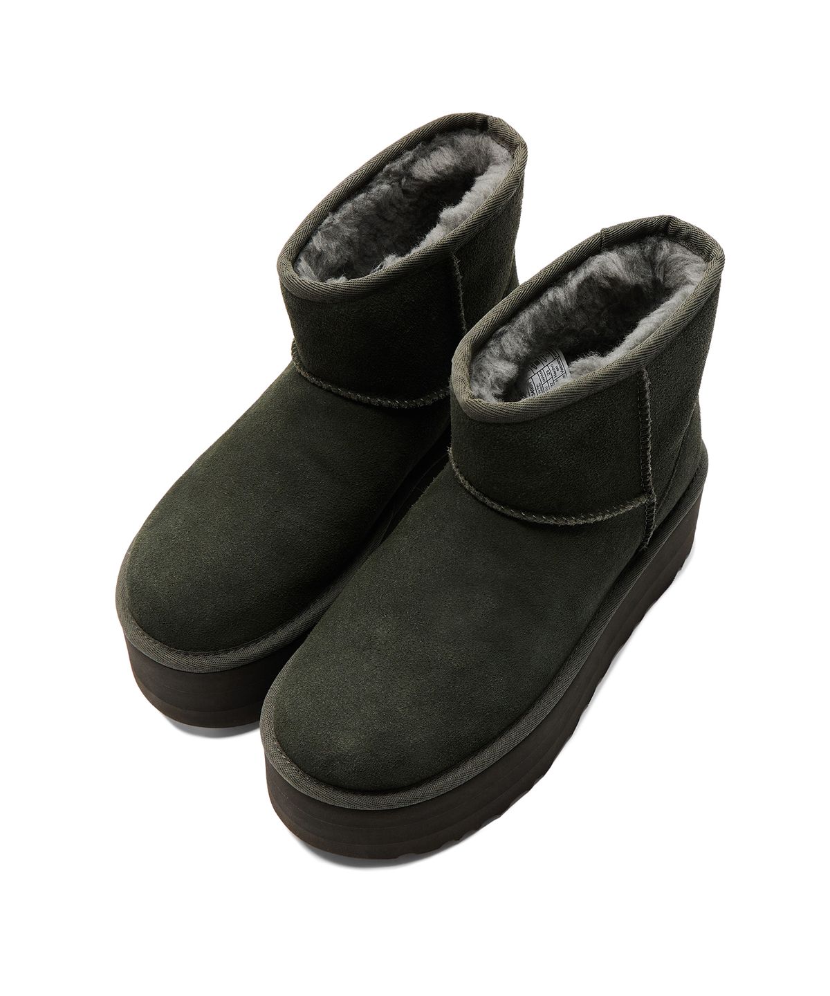 어그(UGG) 스웨이드 레더 플랫폼 부츠 (클래식 미니 플랫폼) W - 포레스트 나이트 / 1134991FRSN
