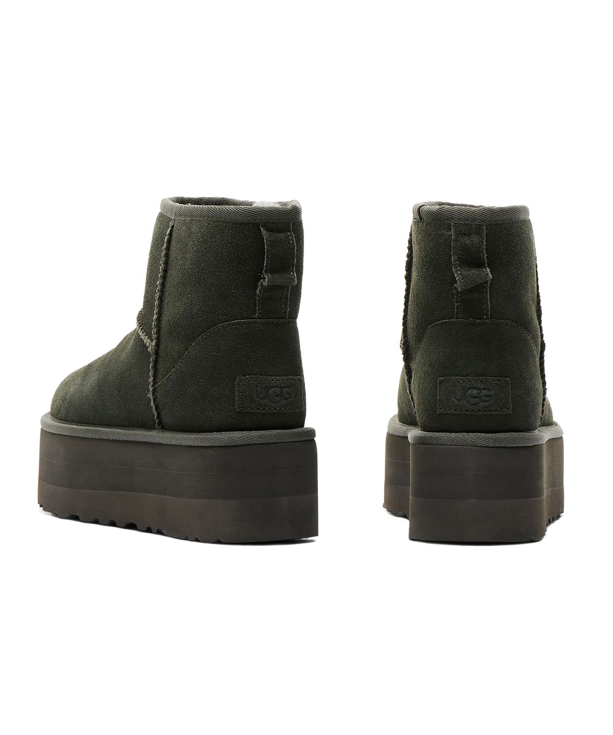 어그(UGG) 스웨이드 레더 플랫폼 부츠 (클래식 미니 플랫폼) W - 포레스트 나이트 / 1134991FRSN
