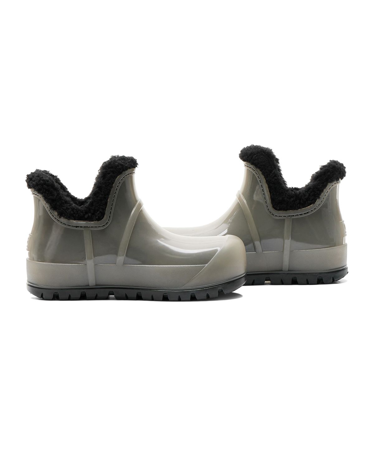 어그(UGG) [WOMEN] 클리어 숏 레인부츠 (레인클라우드 클리어) - 블랙 / 1132070BLK