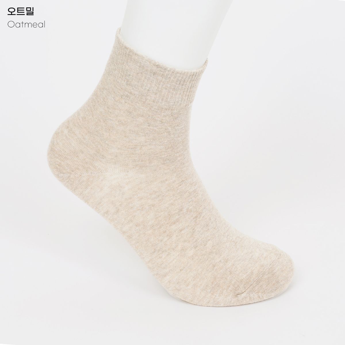 삭스에이(SOCKSA) [10PACK] 베이직 200N 소프트 무지 긴양말 오트밀