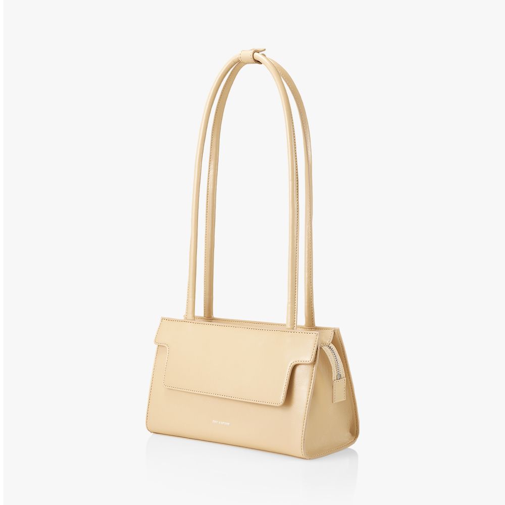 MUSINSA | FINDKAPOOR MARTY BRICK BAG 24 CRINKLED - BEIGE