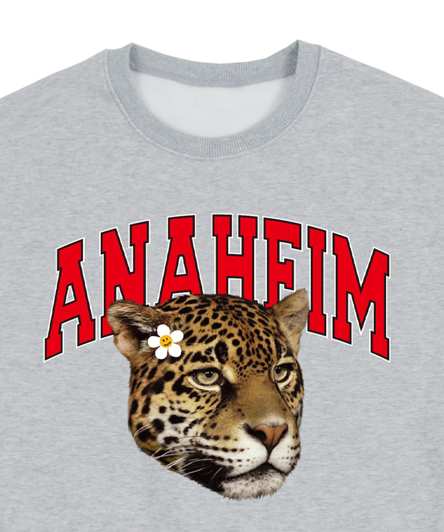 【GRAVER】22FW★ [UNISEX] Anaheim Real Leopard Sweatshirt MUSINSA | GRAVER [UNISEX] Anaheim Real Leopard Sweatshirt_Gray