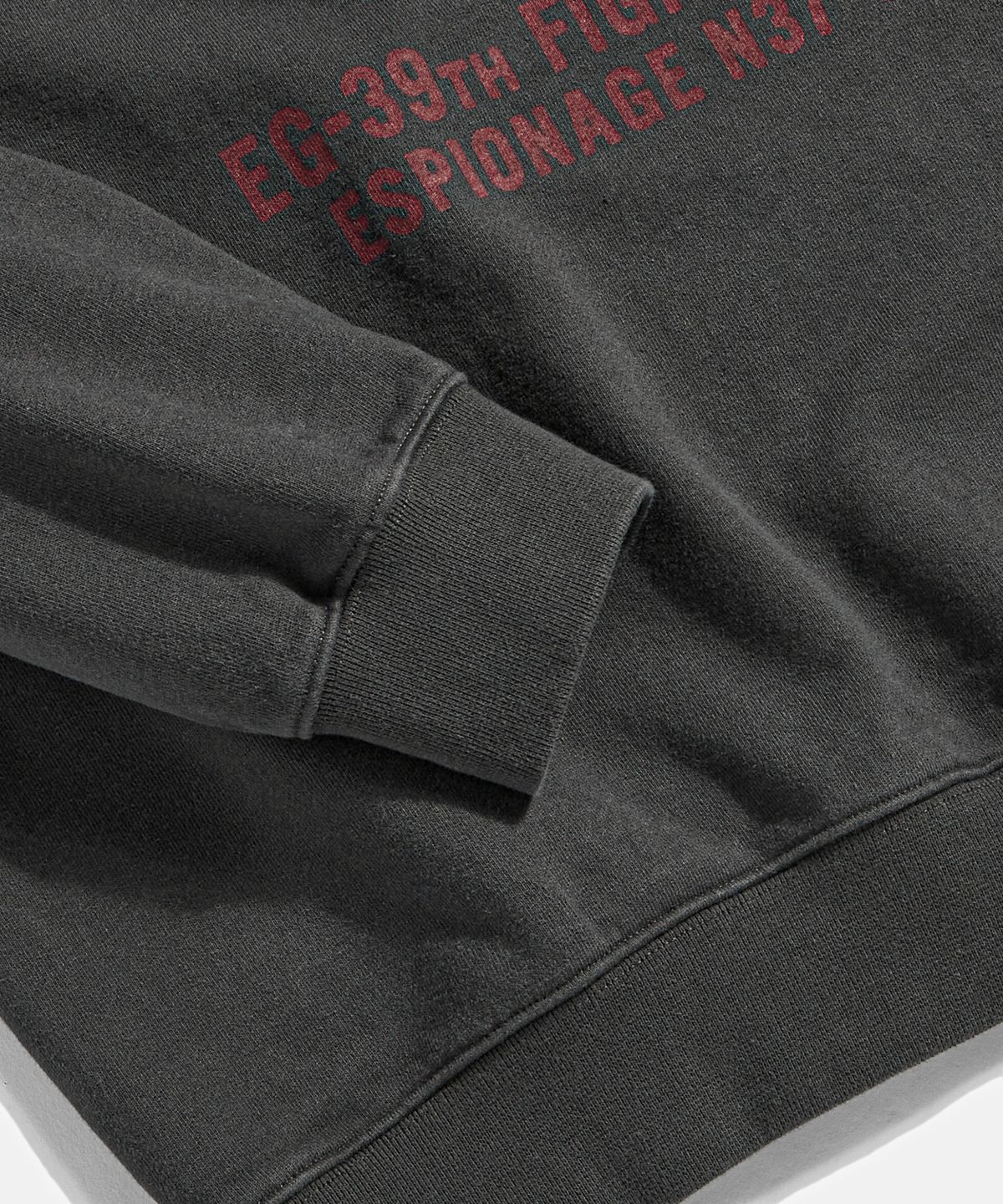 에스피오나지(ESPIONAGE) Flying Tigers Heavyweight Sweatshirt Vintage Black